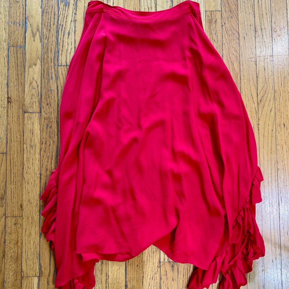 Stella McCartney Red Women's Skirt worn once!